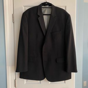 Men’s Croft and barrow black suit jacket 48r